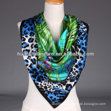 Sexy Lady Scarf Leopard and Butterfly Tropical Print Shawl Scarf